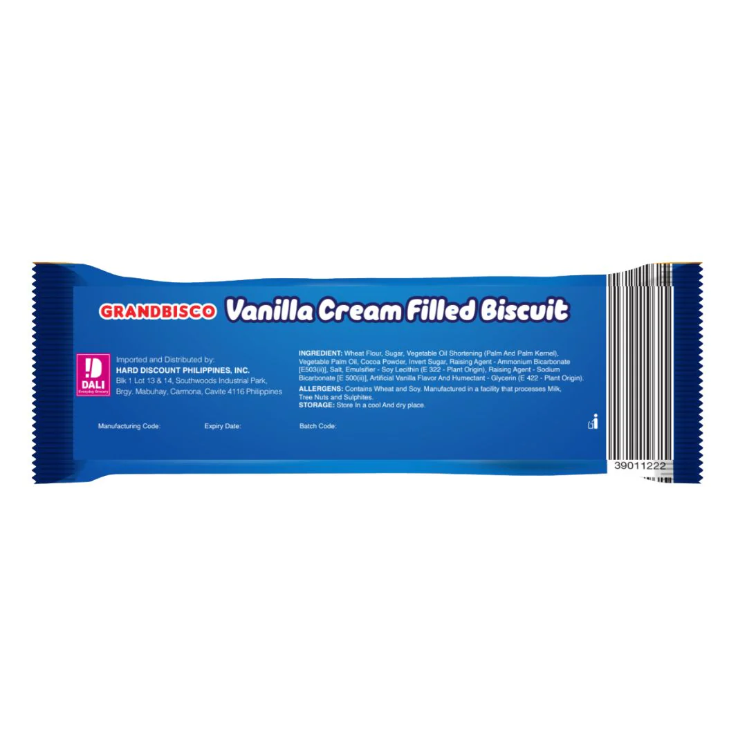 Vanilla Cream Filled Biscuit - Image 3